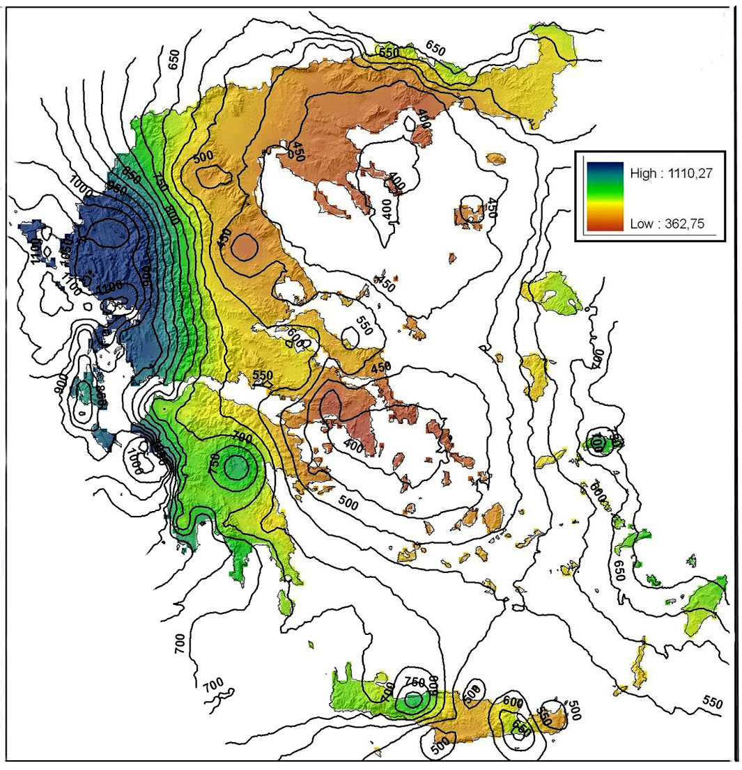 greek rainfall